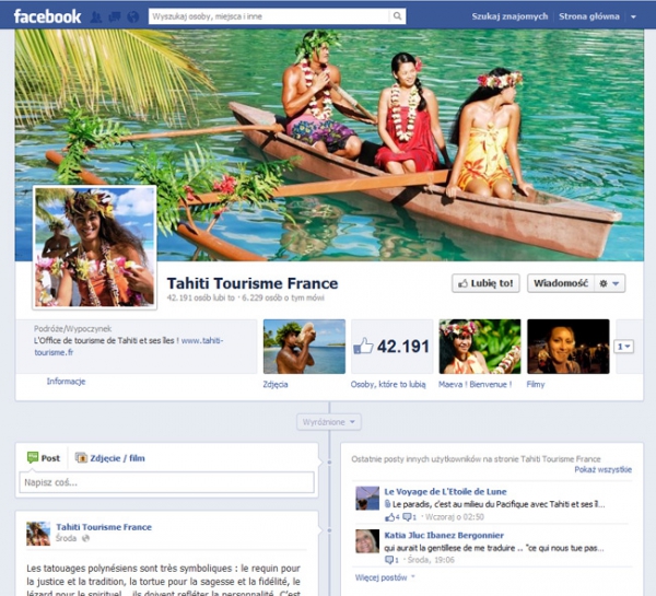 Dedicated app for the Tahiti Tourism Board (French Polynesia)